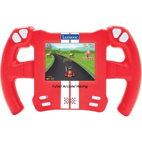 Lexibook JL3150 Racing Game Control with Colour LCD Screen including 30 Games