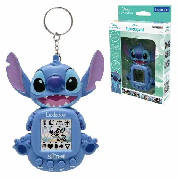 Lexibook JLMB10D Disney Stitch My Best-E Console with LCD Screen Including 3 Games - Image 2