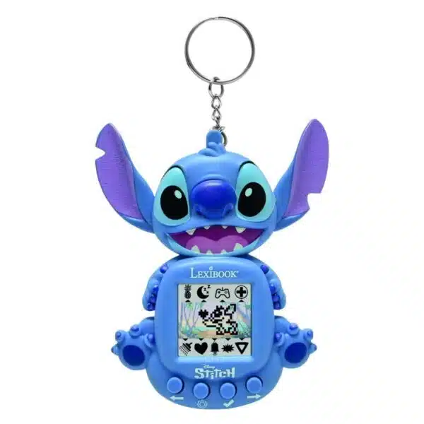 Lexibook JLMB10D Disney Stitch My Best-E Console with LCD Screen Including 3 Games