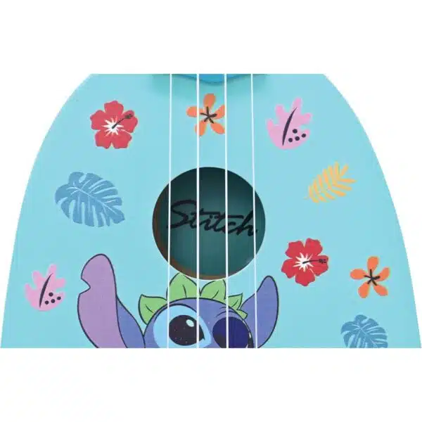 Lexibook K230D Disney Stitch My First Wooden Ukulele with Nylon Cords 53 cm - Image 4