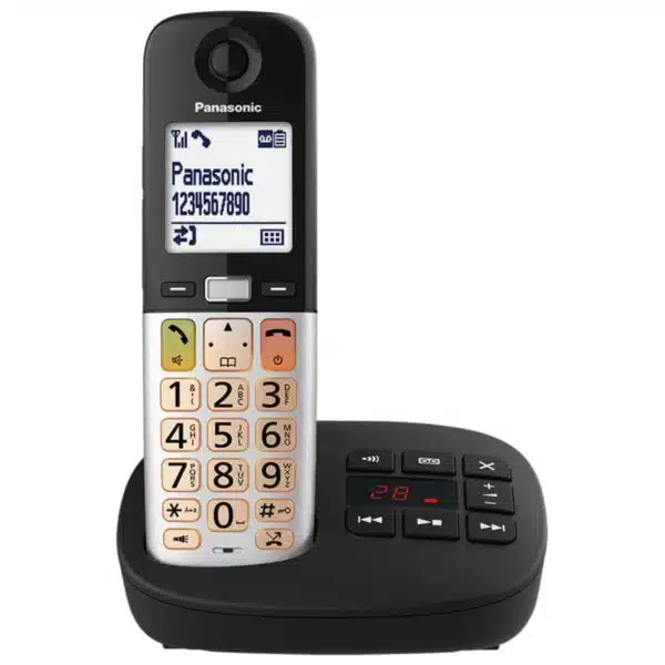 Panasonic KXTGU430EB Big Button Digital Cordless Telephone with Answering Machine - Single - Image 2