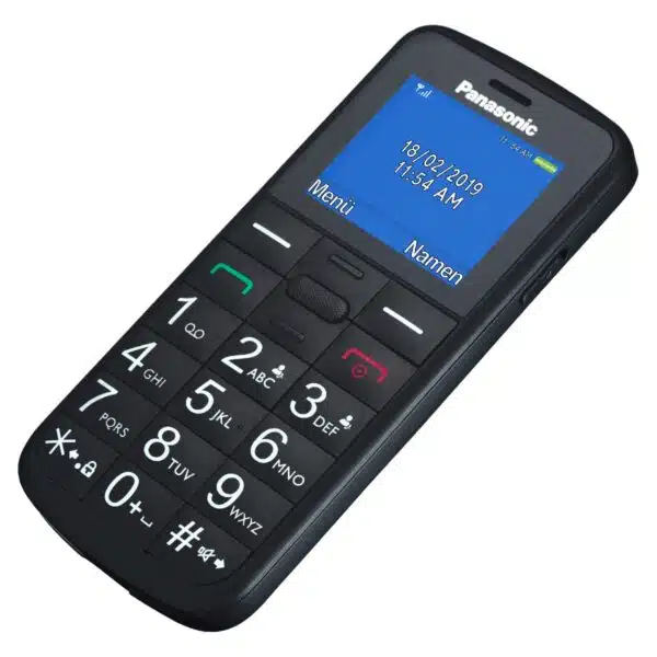 Panasonic KXTU110EXB Easy Use Mobile Phone - Black - Image 2