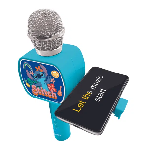Lexibook MIC240D Disney Stitch Wireless Karaoke Microphone with Bluetooth - Image 2