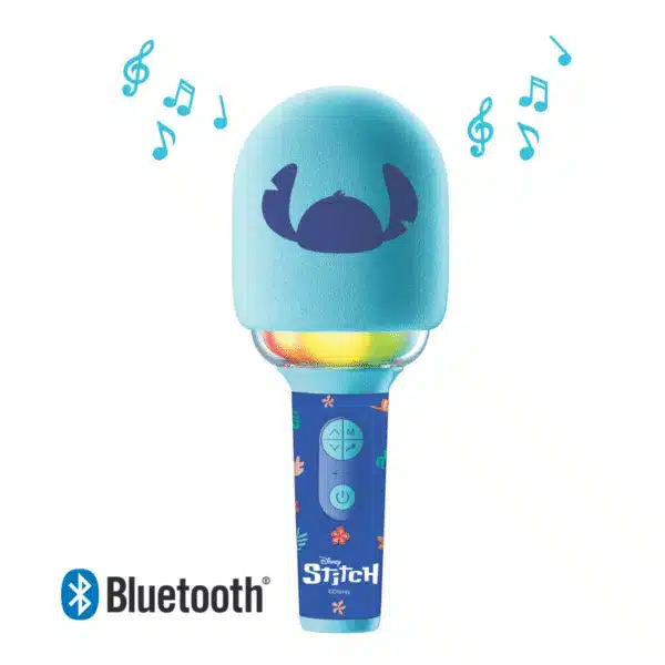 Lexibook MIC280D Disney Stitch Bluetooth/Wireless Karaoke Microphone with Sound and Light - Image 3