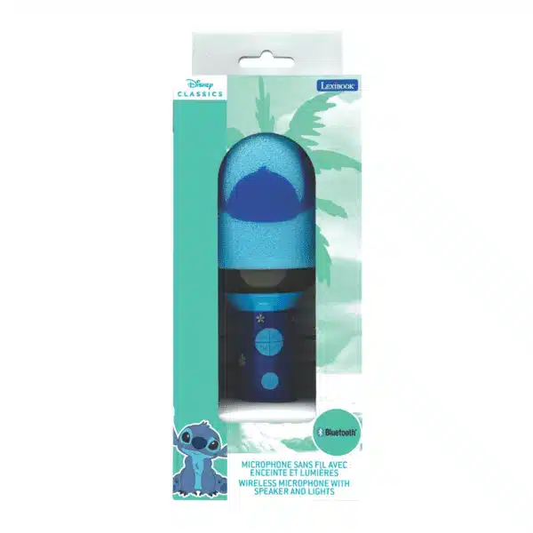 Lexibook MIC280D Disney Stitch Bluetooth/Wireless Karaoke Microphone with Sound and Light - Image 5