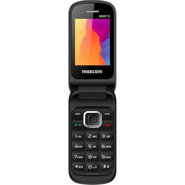 Maxcom MM815L Dual Sim GSM Pocket Flip Mobile Phone - Black