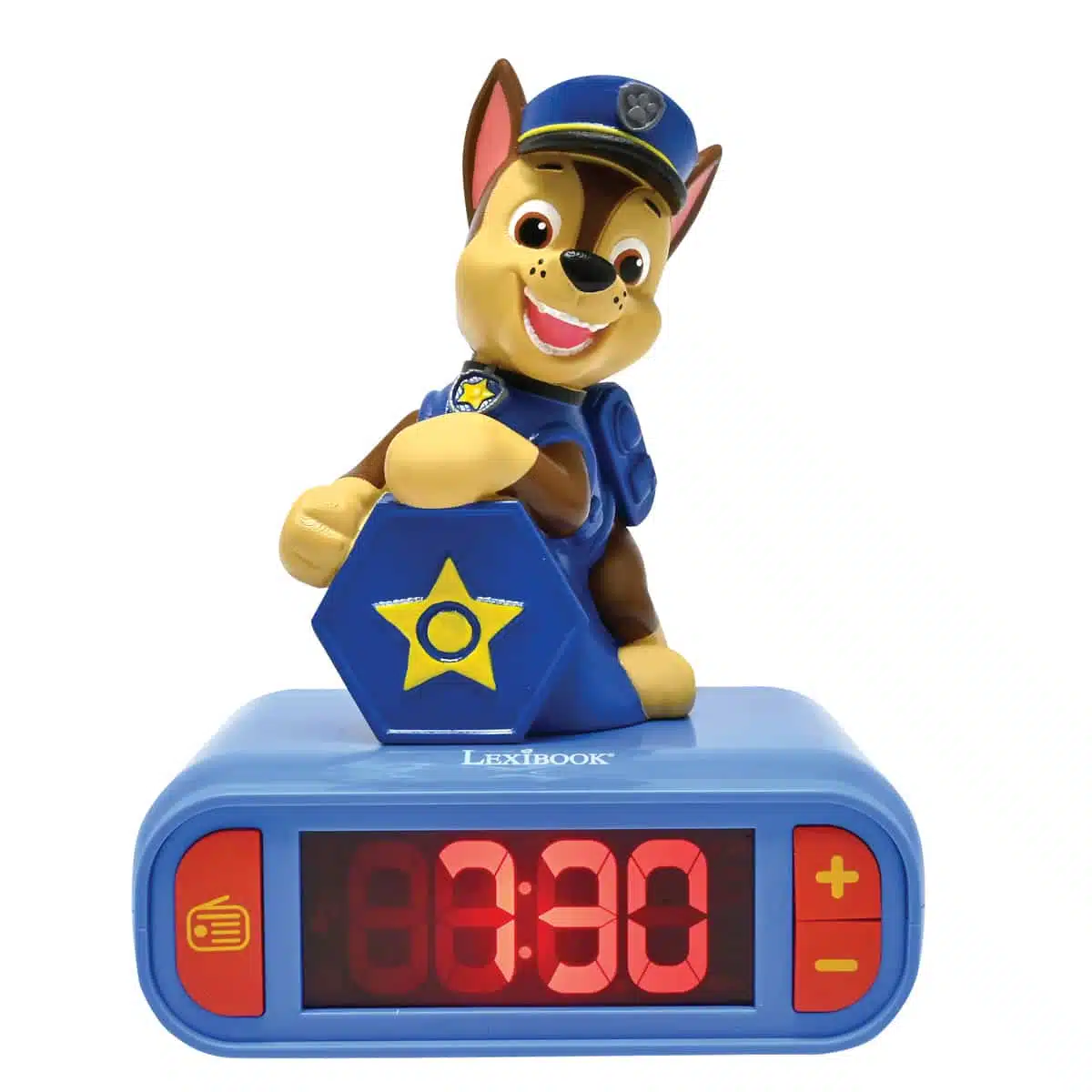 RL800PA2_01b_1200.jpg Lexibook RL800PA2 3D Paw Patrol Chase Childrens Clock with Night Light - Image 1