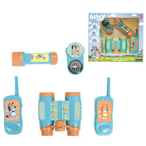 Lexibook RPTW12BY Bluey Adventure set with Walkie Talkies, Binoculars and Compass - Image 4