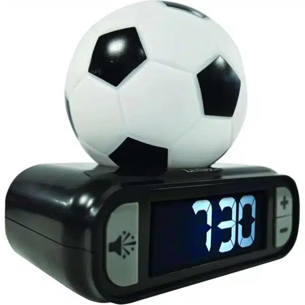 Lexibook RL800FO 3D Football Childrens Clock with Night Light - Image 2