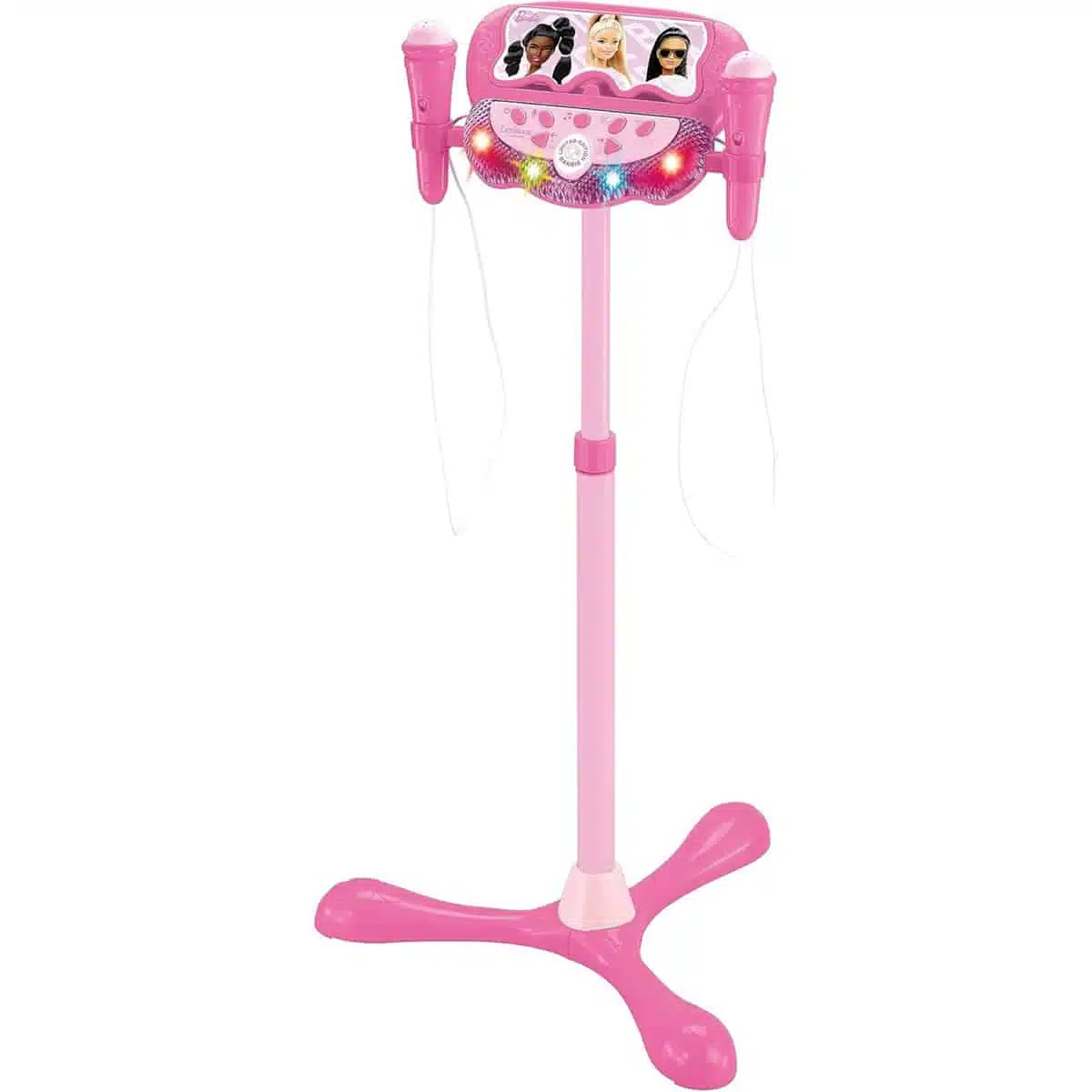 S160bb_1.jpg Lexibook S160BB Barbie Stand with Voice Affect Mics, Lights & Bluetooth Speaker - Image 1