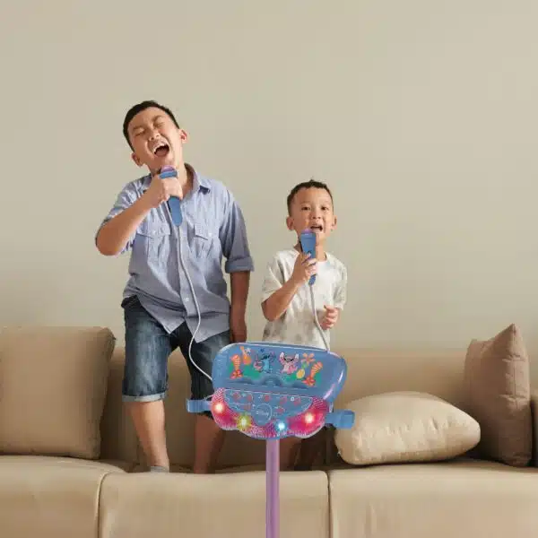 Lexibook S160D Disney Stitch Stand with Voice Affect Mics, Lights & Bluetooth Speaker - Image 3