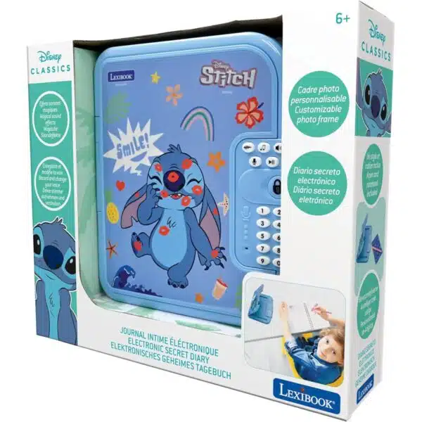 Lexibook SD50D Disney Stitch Secret Safe Electronic Diary - Image 4