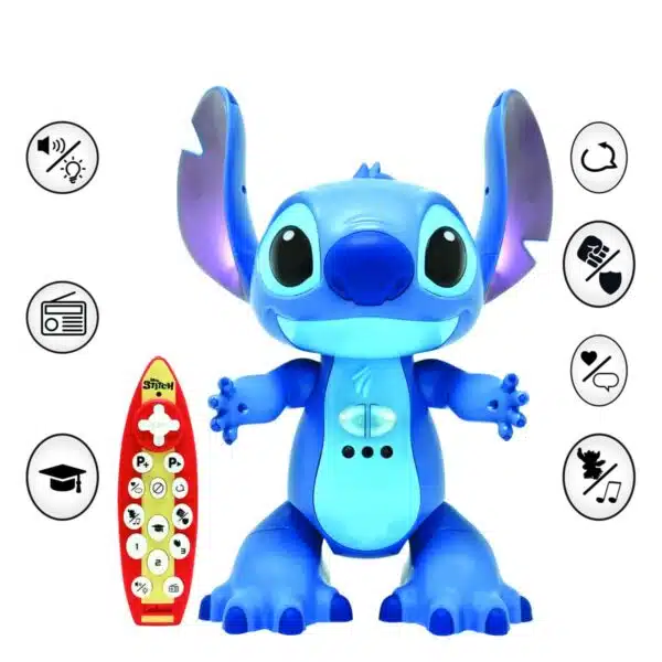 Lexibook STITCHI1 Bilingual, Interactive Remote Controlled Stitch Robot - Image 2