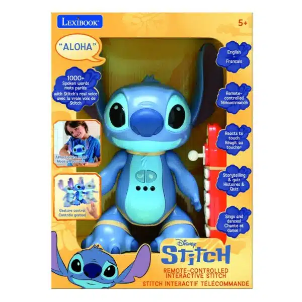 Lexibook STITCHI1 Bilingual, Interactive Remote Controlled Stitch Robot - Image 5
