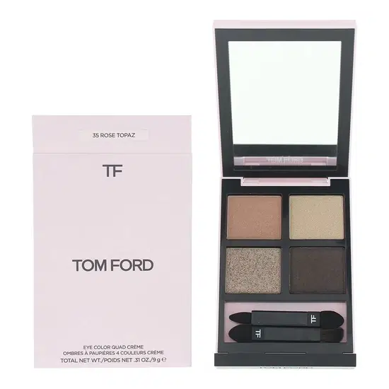 ezgif-418b47d581dfd315 Tom Ford Eye Colour Quad Crème 9g - 35 Rose Topaz - Image 1